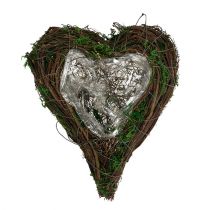 Artikel Planter Hart Vine Moss 21cm x 26cm H6cm