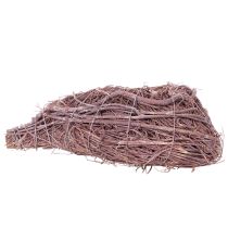 Artikel Decoratief hart gemaakt van takjes met plantfolie, 20 cm, 2 stuks