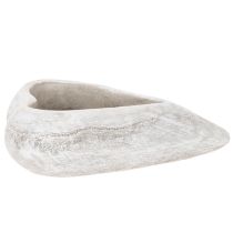 Artikel Decoratieve hartvormige schaal, grijs; kleine hartvormige plantenpot, 19 cm