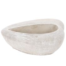 Artikel Hartvormige plantenbak, gegoten steen, decoratieve plantenbak, 17 cm