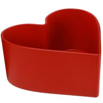 Artikel Romantisch plantenhart plantenschaal hart rood 15×15×7cm 3st
