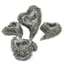 Artikel Plant hart wijnstok 15cm x 23cm x5cm wit 4 st