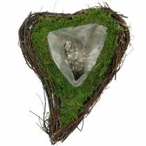 Plant hart wijnstok, mos 26×36cm H9cm