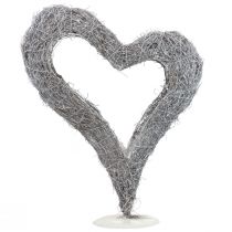 Plant Hart Staande Wijnstok Hart Witte Tafeldecoratie 36×9×48cm