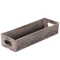Artikel Compacte rechthoekige schaal, veelzijdig te gebruiken voor decoratie en beplanting, 23 cm