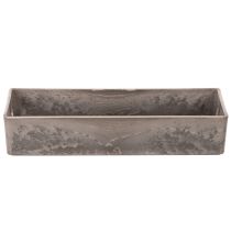 Artikel Compacte rechthoekige schaal, veelzijdig te gebruiken voor decoratie en beplanting, 23 cm