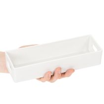 Artikel Rechthoekig dienblad met handvatten voor opbergen en tafeldecoratie, 32 cm