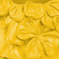 Artikel Plantenkop buste polyresin plantenbak geel 13,5×13×14cm