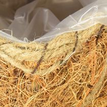 Artikel Plantenmand pompoen herfstdecoratie oranje Ø22cm H17cm
