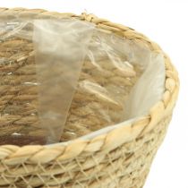 Plantenmand plantenbak zeegrasmand deco naturel Ø19cm H16cm