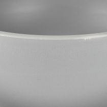 Artikel Bloempot kunststof bloemschaal grijs Ø25cm H12cm