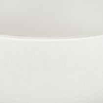 Artikel Bloempot kunststof ronde kom wit Ø25cm H12cm