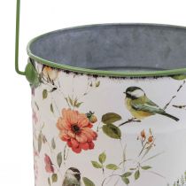 Artikel Plantenpot vintage decoratieve metalen emmer Ø18/15/12cm set van 3