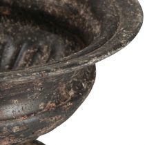 Artikel Plantenbeker Kelk Antiek Look Zwart Bruin Ø20cm H15cm