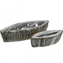 Artikel Plantenbak plantenbak hout Jardiniere 46/31,5 cm set van 2