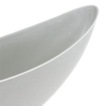 Artikel Plantenschaal 39cm x 12,5cm H13cm lichtgrijs, 1 stuk