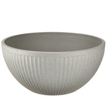 Artikel Plantenbak, gevlekt grijs kunststof, Ø35cm, H16,5cm