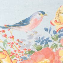 Artikel Plantenschalen, lente, plantenbakken voor bloemen/vogels, ovale metalen bak L39/31/24,5cm, set van 3