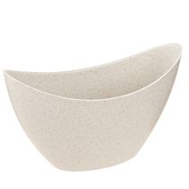 Artikel Plantenboot sierschaal kunststof beige 20×9cm H12cm 3st