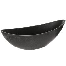 Artikel Plantenboot kunststof antraciet schaal 28×9×9cm 3st