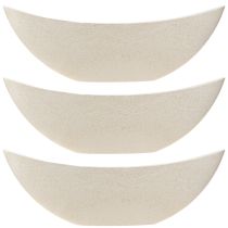 Artikel Plantenboot plantenschaal beige gemêleerd L38,5cm 3st