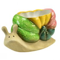 Artikel Decoratieve slakplantpot keramische bloempot kleurrijk 19×8,5×11cm