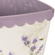 Artikel Bloempotkruiwagen met stijlvolle lavendellook, 46 cm