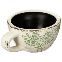 Artikel Keramische plantenpot met bloemenpatroon, kamerdecoratie, 18 cm