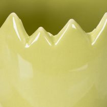 Artikel Bloempot met paaseimotief voor stijlvolle lentedecoratie in huis, 10 cm, 3 stuks