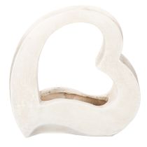 Artikel Hartvormige decoratie voor planten en bloemstukken, open ontwerp, moderne hartvorm, 19 cm