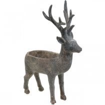 Plantenpot hert sier rendier bloempot H39.5cm