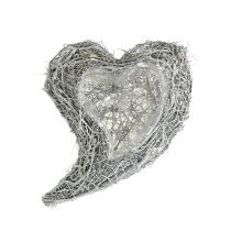 Artikel Plant hart witte wijnstok L30cm B23cm 2 st