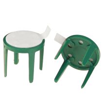 Artikel Speldenhouder met kleefpad, steekschuimhouder groen Ø3cm 50 stuks