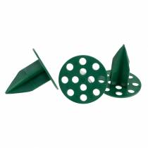 Artikel OASIS® kunststof Pini Extra kaarsenhouder groen Ø4,7cm 50 st
