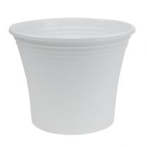 Artikel Kunststof pot “Irys” wit Ø25cm H21cm 1 st