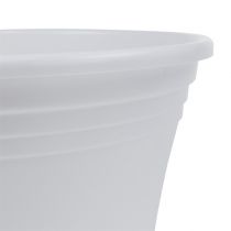 Artikel Kunststof pot “Irys” wit Ø29cm H24cm 1 st
