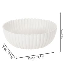 Artikel Decoratieve schaal, geribbeld, groot formaat 25 cm