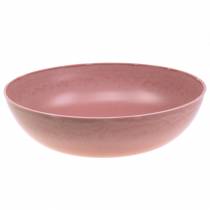 Artikel Decoratieve schaal oudroze Ø30cm H9cm