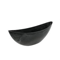Artikel Kunststof boot antraciet ovaal 39cm x 12,5cm H13cm 1 stuk