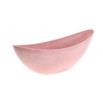 Artikel Decoratieve schaal plantenschaal roze 34cm x 11cm H11cm