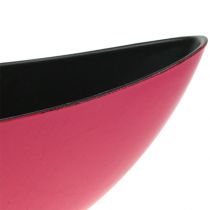 Artikel Decoratieve schaal plantenbak roze 34cm x 11cm H11cm