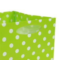Plastic zak 10,5cm x 10,5cm x 10,5cm groen 12st