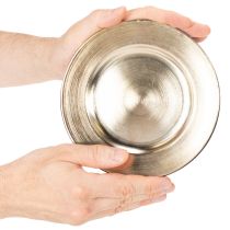 Artikel Kleine ronde glanzende decoratieve bordjes, 17 cm, 6 stuks