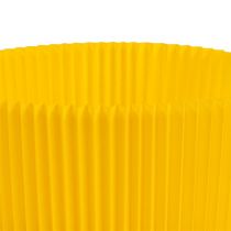 Artikel Geplooide manchetten geel 12,5cm 100 stuks