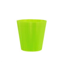 Geplooide manchetten lichtgroen 8,5cm 100st