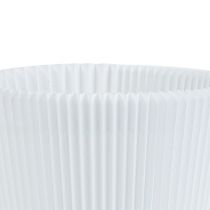 Artikel Geplooide manchetten wit 10,5cm 100 stuks