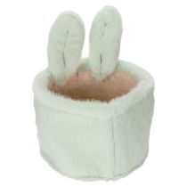 Artikel Paasdecoratie konijn opbergmand voor cadeaus en woonkamer 18 cm 2 stuks