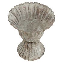 Artikel Kop grijs antiek look Ø12cm H13.5cm