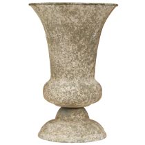 Artikel Antieke metalen decoratieve vaas in rustieke stijl, Ø16,5 cm, H24 cm