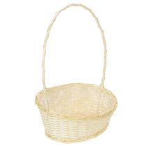Artikel Houten Presentmand met Handgreep 38x27cm Wit